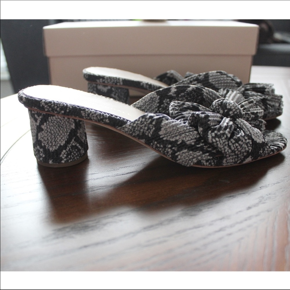Loeffler Randall Emilia Summer sandals/mules with knot bow